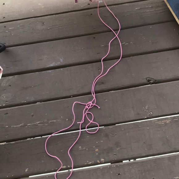 Pink lace and strap up dress. - Picture 6 of 8